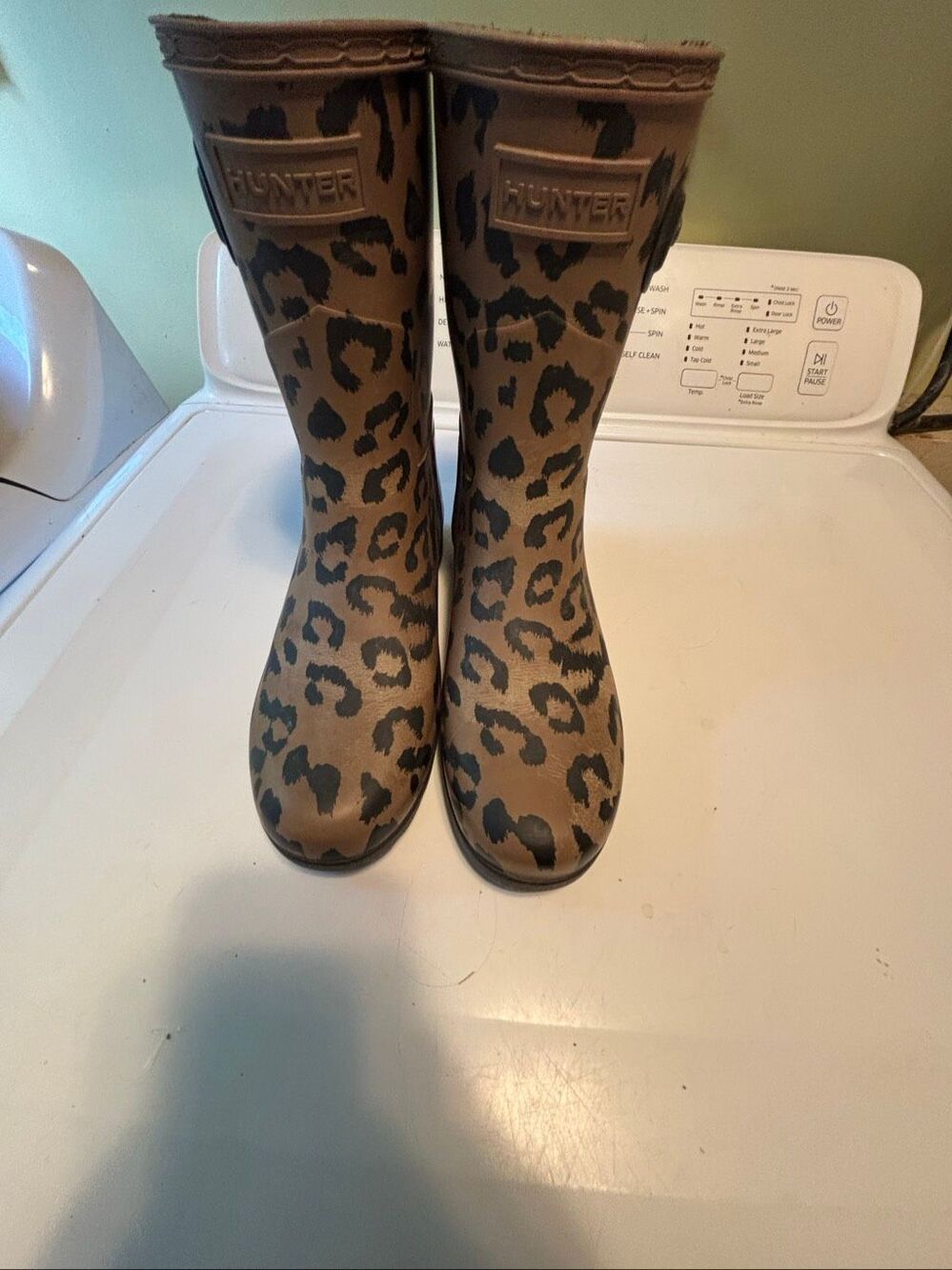 Hunter Leopard Print Boots